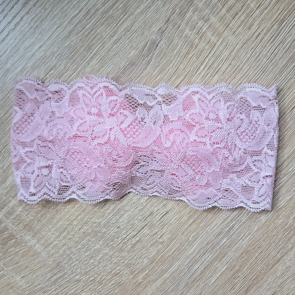 Baby Girl Lace Bowknot Headband Elastic Headwrap Toddler Kids Pink Bow Hairband